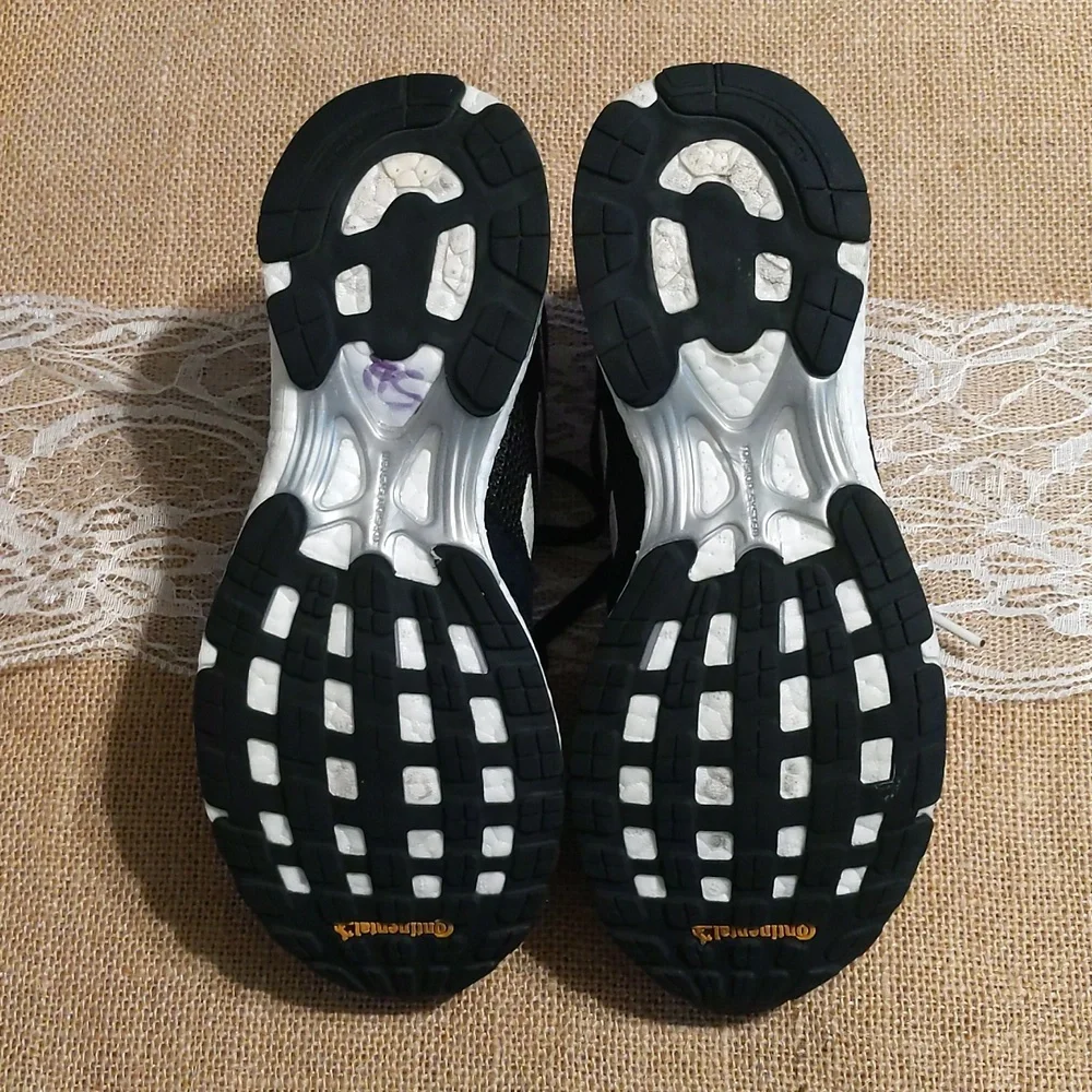 Adidas Adizero Adios 4 Women's Running Shoes Sz 5.5, Black/White - Picture 6 of 7